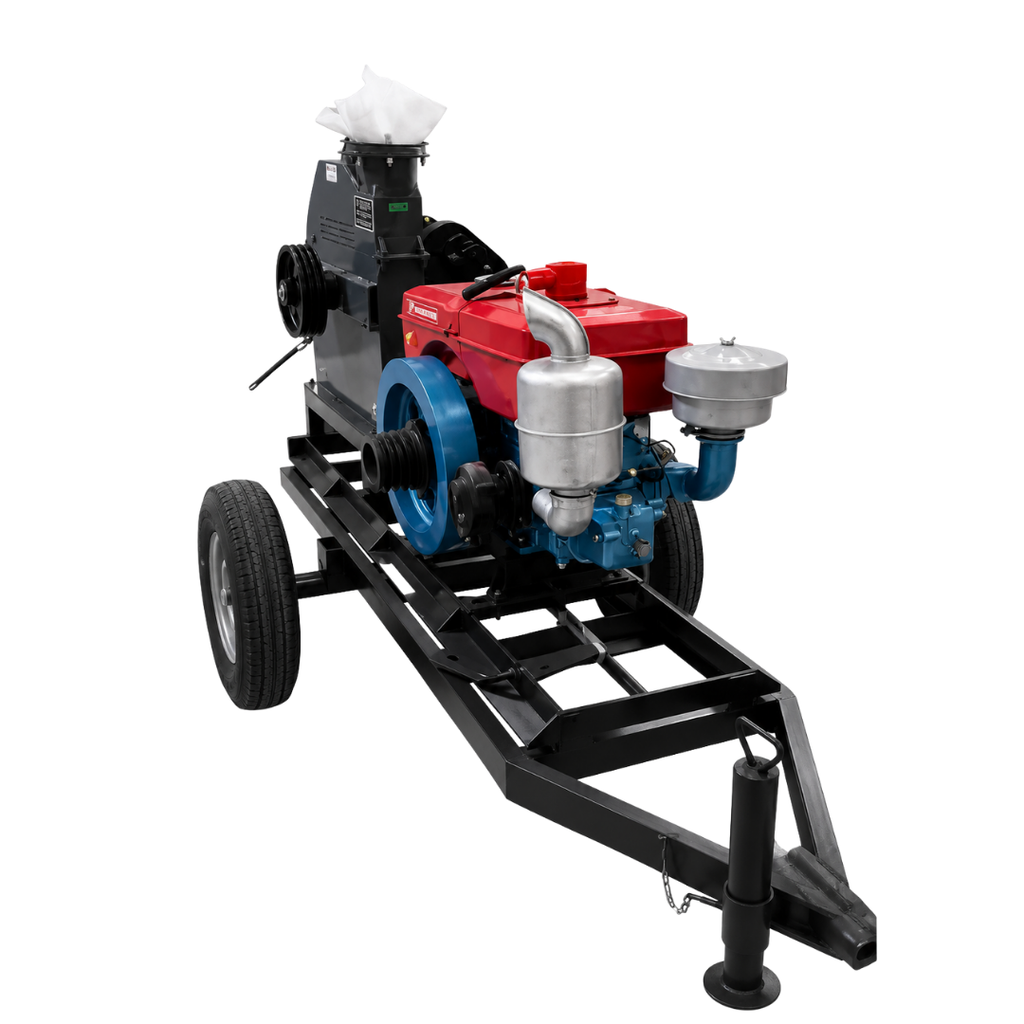 JF60 FORAGE CHOPPER C/W 30HP DIESEL ENGINE ON TROLLEY